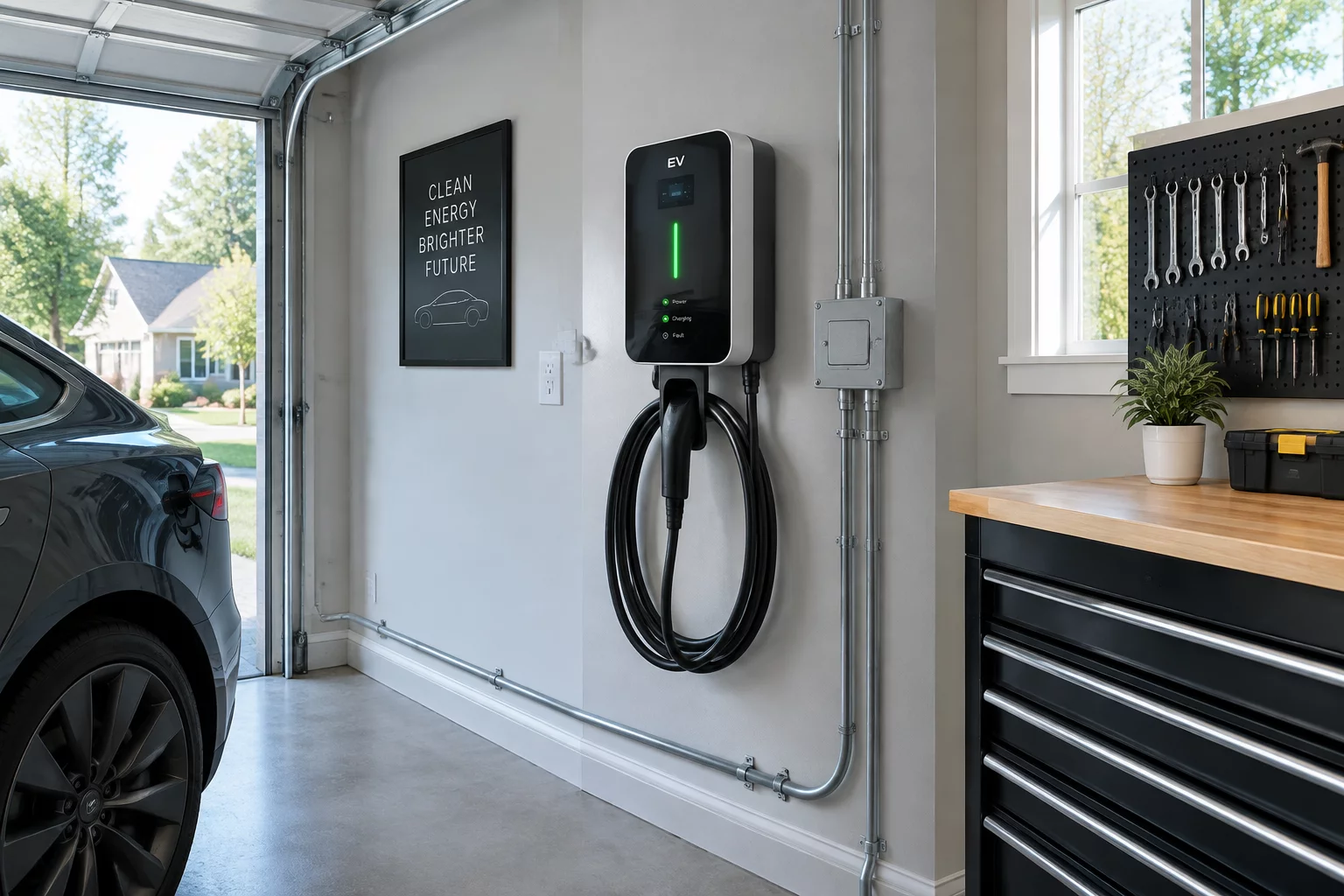 Smart Dynamic Load Sharing in Detached Garage